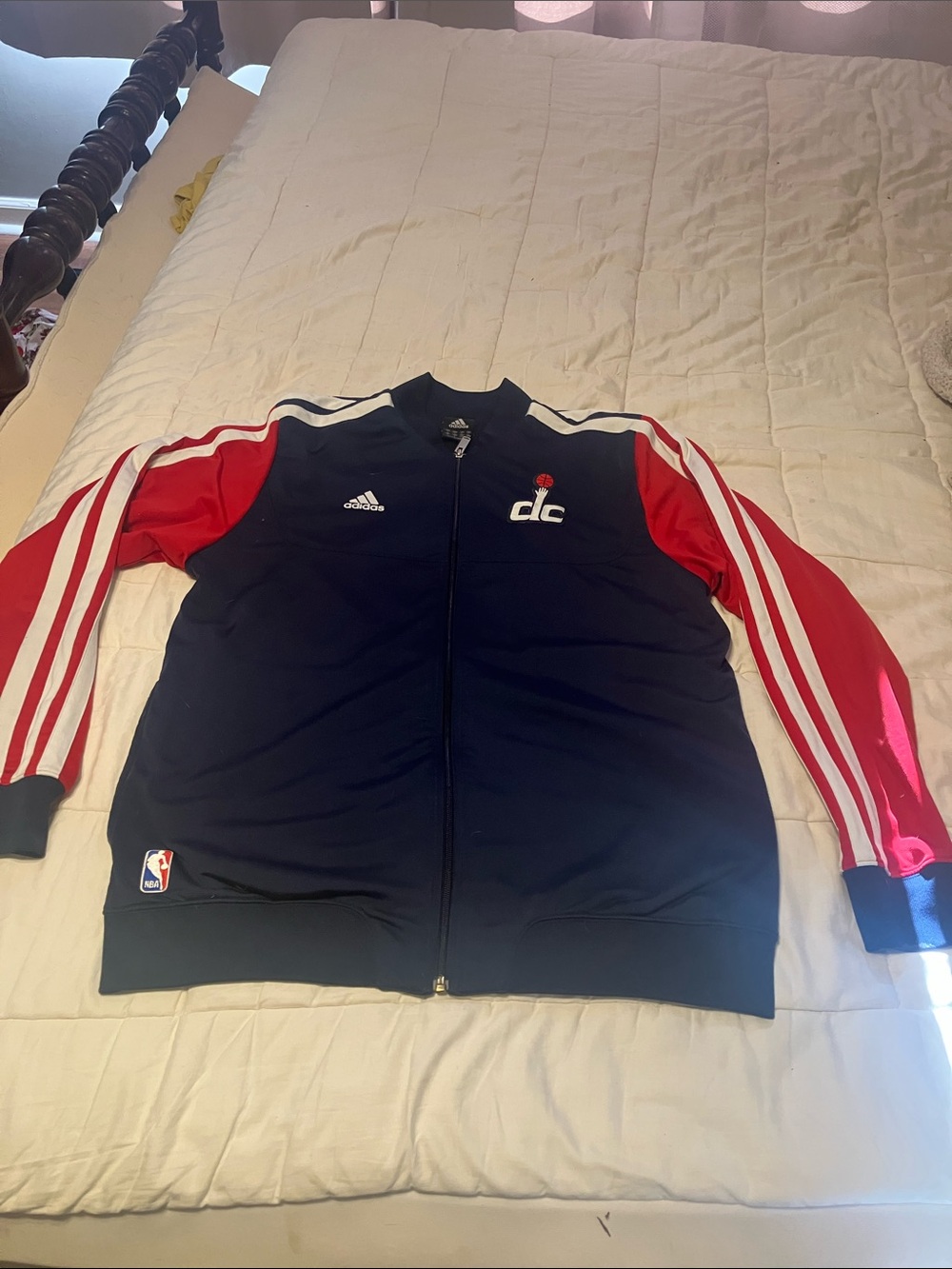Adidas DC Basketball Track Jacket - Navy & Red